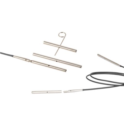 10510 Соединители для кабелей (2 шт 35 mm, 1 шт 50 mm) +ключ  KnitPro