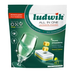 Таблетки для посудомоечных машин Ludwik All in One «Лимон» 41 шт