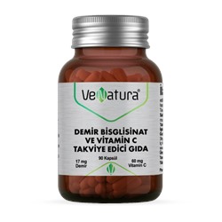 Пищевая добавка Venatura Demir Bisglisinat + Vitamin C 90 таблеток