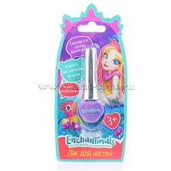 Косметика для девочек "Энчентималс" (лак для ногтей, фиолетовый) на блистере