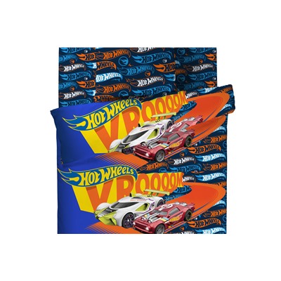 Покрывало Павлинка Hot Wheels гонки